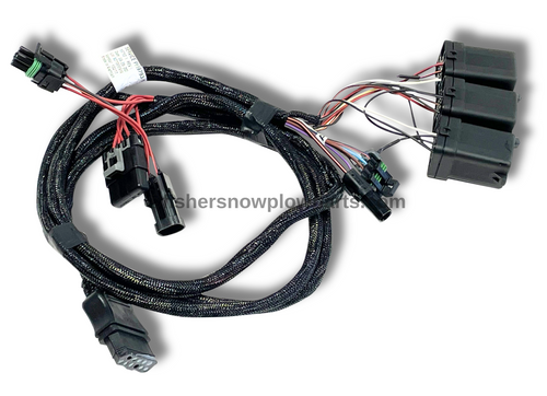 The 69793-1 Vehicle Lighting Harness is a premium replacement part designed specifically for Fisher, Western, and SnowEx snowplows. This essential component features an 11-pin configuration equipped with relays and HID capabilities, ensuring reliable performance and enhanced visibility during the harsh winter months.

Crafted to meet stringent quality standards, this genuine replacement part is ideal for professionals and DIY enthusiasts alike, providing an easy installation process that restores your snowplow’s lighting system to optimal functionality. The harness is included in various kits such as 69818-2, 72199-1, 69805-1, 73977-1, 72101, 85993, and others, making it a versatile option for many compatible models.