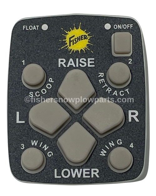 74951 - FISHER SNOW PLOWS GENUINE REPLACEMENT PART -  GRAY KEYPAD FOR 85100 FISHSTICK HAND HELD CONTROL