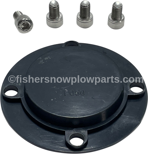 86799 - FISHER SPREADERS GENUINE REPLACEMENT PART -  SECONDARY GEARBOX COVER KIT 050 FISHER POLYCASTER, TEMPEST S150, S220, S300, S400, S500, TEMPEST POLY P220, P150 & STEELCASTER, WESTERN MARAUDER, MARAUDER POLY, TORNADO & STRIKER - SNOWEX STAINLESS STEEL RENEGADE & RENEGADE POLY P150, P220 BLUE GEAR BOX, 3-7/8" OD