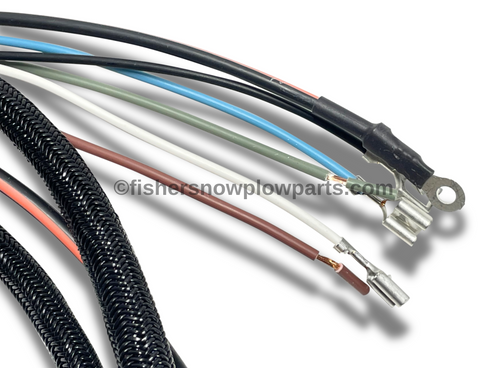 26347 - FISHER - WESTERN SNOWPLOWS GENUINE REPLACEMENT PART - PLOW LIGHTING HARNESS KIT 11 PIN, THIS HARNESS FITS OLD STYLE RECTANGLE HEADLIGHTS. WILL NOT FIT INTENSIFRE LIGHTS WITH 2 BOLT MOUNTING LIGHTS.