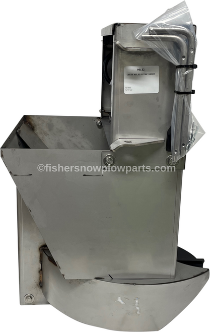 The 99132 - Fisher Steelcaster - Western Striker Spreader Chute Kit is the perfect genuine replacement part for those looking to maintain the optimal performance of their spreader. Designed for efficiency and durability, this electric short chute kit ensures that your spreading operations remain seamless, whether for residential or commercial use.

This complete spinner assembly kit comes ready for plug-and-play installation, allowing users to make quick replacements without the need for complex tools or extensive technical knowledge. Each component is engineered to meet rigorous quality standards, ensuring a perfect fit and reliable operation. The kit includes essential parts such as 99485, 96506, 99135, 96504, 96392, and 96501 (x2), along with 78361, equipping you with everything needed to restore functionality and maximize effectiveness in any snow or ice management task.