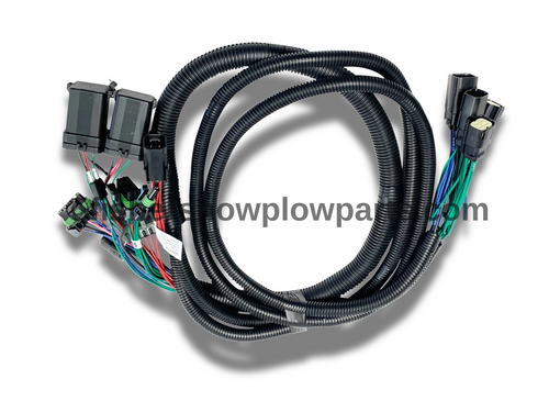 The 72198-1 GM Plug-In Harness by Fisher, Western, and SnowEx is an essential replacement part designed specifically for snow plows. This genuine service component ensures a seamless connection to ports B and C on the isolation module, delivering reliable performance in your snow removal operations.

Crafted with precision, the 72198-1 harness guarantees compatibility with a range of snow plow models, making it an ideal choice for those needing to maintain or repair their equipment. Its robust construction is engineered to withstand harsh winter conditions, providing longevity and durability that can be trusted season after season.

Installation is straightforward, allowing you to quickly replace your old or malfunctioning harness and get back to work efficiently. With this genuine replacement part, users can feel confident in the integrity of their snow plow's electrical system, ensuring that it operates at optimal performance when it's needed the most.

Included in the larger 72199-1 kit, the 72198-1 is a fundamental component that contributes to the overall functionality of your snow plow setup. Whether you are a professional snow removal service or a homeowner with snow plowing needs, having this plug-in harness in your toolkit will enhance your equipment’s reliability and capability.