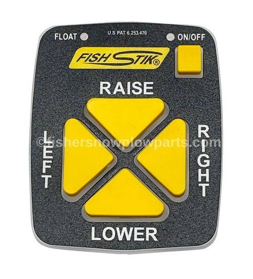 96440 - FISHER SNOWPLOW GENUINE REPLACEMENT PART - KEYPAD & LABEL (SPLIT LIGHTS) 