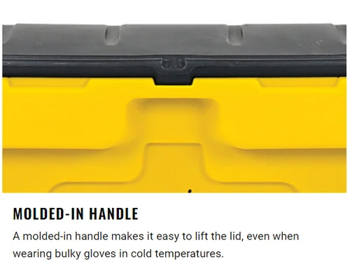 The 74063 - Fisher All-Weather High-Density Polyethylene Storage Box is your ultimate outdoor storage solution, offering a blend of durability and functionality. With a spacious 6 cubic feet capacity, this box is designed to keep your belongings safe and secure, no matter the weather.

Constructed from high-density polyethylene, the Fisher Storage Box withstands rain, snow, and harsh sunlight, ensuring your items are protected year-round. Its sleek, modern design fits seamlessly into any outdoor space, maintaining a tidy environment while enhancing your decor.

High-density polyethylene construction for ultimate durability
Weatherproof design protects against rain and snow
Spacious 6 CU FT capacity for versatile storage
Easy-access hinged lid for convenient use
UV-resistant to prevent fading and extend lifespan
Lockable for added security
Low-maintenance, simply wipe clean

Elevate your outdoor organization with the reliable and stylish 74063 Fisher Storage Box, perfect for all your storage needs.