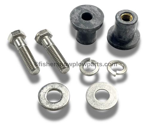 The 78268 Fisher Polycaster - Western Tornado, Blizzard Ice Chaser Factory Genuine Replacement Part is essential for ensuring the optimal functionality of your spreader. This kit features high-quality Wellnut fasteners, specifically designed in a 3/8" size to fit seamlessly into the chute.