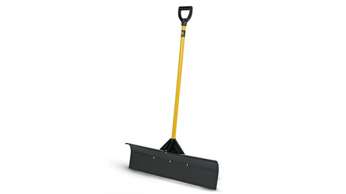 85460 - FISHER ENGINEERING - 36" PUSHER SHOVEL. Stay armed this winter season with the new FISHER® Heavy-Duty Snow Pusher shovels. Constructed from rugged polyethylene with a reinforced bracket and handle, these lightweight pusher shovels are built to stand up against relentless winter weather—month after month, year after year.