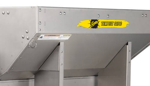 FISHER TEMPEST COMPACT HOPPER SPREADER  0.35 - 0.7 cu yd  FISHER TEMPEST COMPACT HOPPER SPREADER  0.35 - 0.7 cu yd