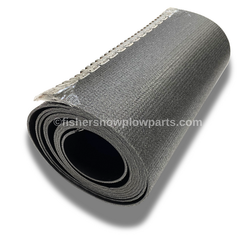 The 95757-1 Fisher Polycaster Western Tornado 1.25 Yard Spreader Cleated Conveyor Belt is the essential replacement part for ensuring the optimal performance of your spreader. Designed specifically for the Fisher Polycaster and Western Tornado models, this genuine cleated conveyor belt guarantees a reliable and efficient material flow, making your spreading tasks smoother and more effective. 15.75" x 12.52'.

PROUDLY MADE IN THE U.S.A.

Crafted with durability in mind, the cleated design enhances grip, allowing for consistent movement of materials, whether you're spreading salt, sand, or other aggregates. This belt is engineered to withstand the rigors of harsh weather conditions and heavy usage, ensuring longevity and resilience. Quick installation means minimal downtime; just replace the old belt to keep your spreader in peak condition and maximize productivity.

The 95757-1 is not just a replacement; it’s a reinforcement of your equipment’s reliability. Users will appreciate the seamless fit and compatibility, enabling easy integration with existing spreader systems. Each belt is made from high-quality materials, assuring you of a product built to last. Whether you are a professional landscaper or a dedicated DIY enthusiast, enhancing the functionality of your spreader with this genuine part ensures precision in every application.

Invest in the 95757-1 Fisher Polycaster Western Tornado Cleated Conveyor Belt to revive your spreading equipment. With a straightforward design that emphasizes efficiency and performance, this replacement part is the key to achieving optimal spreading results and maintaining the integrity of your equipment. Keep your operations running smoothly and enjoy the benefits of enhanced performance and reliability with this essential component.