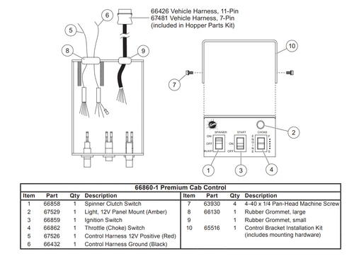 The 66426 Fisher ProCaster & Western Ice Breaker Spreaders Genuine Replacement Part is your key to efficient winter maintenance. Elevate your ice management systems with this robust harness designed specifically for hopper-vehicle integration, featuring an 11-pin configuration for perfect compatibility. Truck Side Vehicle Harness

Crafted to endure the toughest winter conditions, this reliable replacement part ensures your spreader operates at its best. Say goodbye to interruptions and hello to seamless functionality, allowing for effective spreading of salt and de-icing agents when it matters most.

Durable construction for harsh winter conditions
11-pin configuration for easy installation
Compatible with Fisher ProCaster and Western Ice Breaker models
Enhances functionality of your ice breaker spreader
Simple DIY replacement for quick repairs

Keep your winter operations running smoothly with the 66426 harness, ensuring your vehicle is always ready to combat snow and ice.