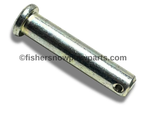 The 22260 - Fisher Minute Mount 2 Clevis Pin is an essential component for anyone looking to maintain the functionality of their Western Snowplows. This Factory Genuine Replacement Part is engineered with precise specifications to ensure compatibility and reliability, making it an indispensable addition to your snowplowing equipment. Measuring 1 inch in outer diameter and 4-3/4 inches in length, this clevis pin offers optimal strength and durability to withstand the rigors of heavy-duty snow removal.