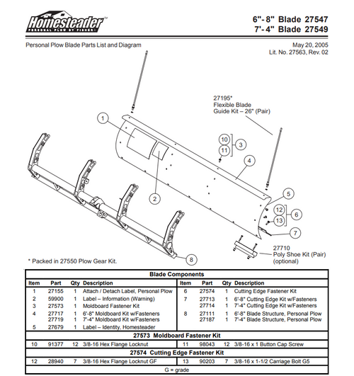 27679 - FISHER HOMESTEADER SNOWPLOW FACTORY GENUINE REPLACEMENT PARTS - HOMESTEADER LOGO DECAL LABEL - MOLDBOARD 27679 - FISHER HOMESTEADER SNOWPLOW FACTORY GENUINE REPLACEMENT PARTS - HOMESTEADER LOGO DECAL LABEL - MOLDBOARD