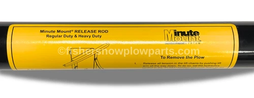 8551 - FISHER MINUTE MOUNT SNOWPLOW FACTORY GENUINE REPLACEMENT PART- RELEASE ROD - RD/HD