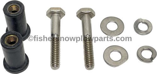 78270 - FISHER POLYCASTER - WESTERN TORNADO HOPPER SPREADER GENUINE REPLACEMENT PART - KIT WELLNUT FASTENERS, 1/4"