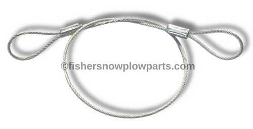 Enhance the performance of your snowplow with the 43554 - FISHER - WESTERN - SNOWEX SNOWPLOWS Wing Extension Lanyard. Made specifically for 8'6" and 9'6" models, this genuine factory replacement part ensures compatibility and reliability.

Crafted from durable materials, the 12" long lanyard features a loop/loop design, making installation quick and straightforward. Protect your equipment and maintain optimal functioning in harsh winter conditions with this essential accessory.

12" long for precise fit
Loop/loop design for easy installation
Compatible with 43510-1 wing extension kits
Durable construction for long-lasting use

Upgrade your snowplow accessories and tackle winter with confidence!