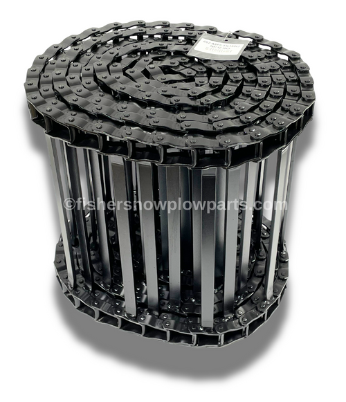 Enhance your snow management experience with the 68435 - FISHER PROCASTER - WESTERN ICE BREAKER HOPPER SPREADERS conveyor chain. This factory genuine replacement part ensures maximum performance and durability for your spreader operations.

Designed for seamless integration, the 10' conveyor chain includes master link pins and features 150 strong links. Keep your spreader in top shape to handle all winter weather conditions with ease.

Factory genuine replacement for reliability
Includes 150 durable link construction
Master link pins for easy installation
Compatible with FISHER PROCASTER and WESTERN ICE BREAKER models

Invest in quality and efficiency with the 68435 conveyor chain for optimal snow spreading performance.