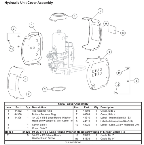 Enhance your Fisher XV2 Snowplow's performance with the 43867 Factory Genuine Replacement Cover Assembly. This all-inclusive kit ensures your snowplow remains in top condition, providing reliable operation through harsh winter months.

Featuring front, rear, and side covers along with necessary mounting hardware and decals, PLUS bottom and top retainers, this replacement part is designed for easy installation and maximum durability. Equip your snowplow with the best to tackle heavy snow with confidence.

Complete cover assembly with front, rear, and side options
Includes all mounting hardware for effortless installation
Original factory components for perfect compatibility
Durable materials for long-lasting performance
Includes high-quality decals for a professional finish