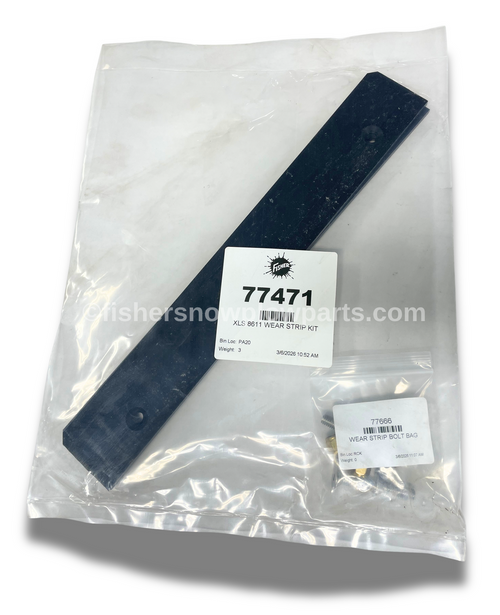 Enhance the performance of your Fisher Flared Wing 8611 XLS snowplow with the 77471 Wear Strip Kit. Designed as a factory genuine replacement part, this kit ensures durability and optimal snow removal efficiency.

Constructed from high-quality materials, this wear strip kit delivers reliable performance in harsh winter conditions. Installing this kit will prolong the lifespan of your snowplow and maintain its functionality.

Factory genuine replacement part
Durable construction for harsh conditions
Easy installation for quick upgrades
Designed specifically for Fisher 8611 XLS models

Keep your snowplow performing at its best with the 77471 Wear Strip Kit.