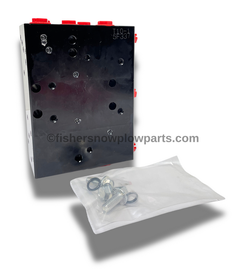 FRONT SIDE - Elevate your snowplowing efficiency with the 87347 - FISHER XLS - WESTERN WIDEOUT SNOWPLOWS Factory Genuine Replacement Part. This Secondary Valve Manifold is designed specifically for optimal compatibility and performance.

Factory Genuine Quality
Designed for Fisher XLS and Western Wideout models
No coils, cartridges or electrical components included.
Enhanced snowplow performance

Reinforce your snowplow's capabilities with this essential component for a smoother, hassle-free operation.