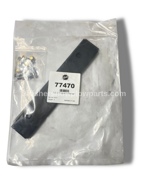 Upgrade your snowplow with the 77470 - FISHER FLARED WING XLS 810 Poly Wear Strip Kit. This factory genuine replacement part ensures optimal performance and durability on the toughest winter days.

Designed specifically for the XLS 810 model, this kit guarantees a perfect fit and easy installation. Crafted from high-quality poly, it minimizes wear and tear while enhancing plowing efficiency.

Factory genuine part for reliable performance
Made from durable, high-quality poly material
Designed exclusively for XLS 810 Snowplows
Easy to install, no modifications needed