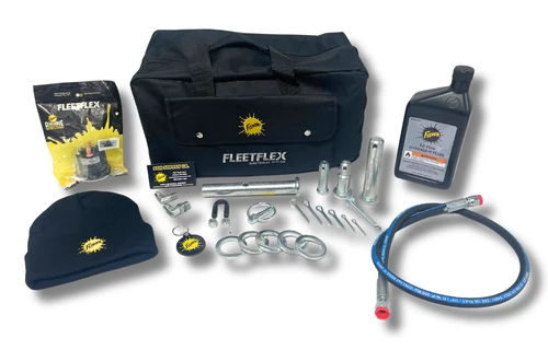 Be equipped for winter challenges with the FISHER Snowplows Emergency Parts Kit (FLEET FLEX). This factory genuine accessory ensures you're ready to tackle surprise breakdowns during critical snowplowing periods, minimizing downtime and keeping your operations running smoothly.

Designed for convenience, this essential kit fits perfectly behind your pickup's seat or in the back of your utility vehicle. With all necessary components at your fingertips, you'll be ready for any situation that arises.

Comprehensive emergency parts for swift repairs
Compact design for easy storage in vehicles
Includes essential parts like pins, hoses, and a hydraulic fluid quart
Comes with a stylish FISHER Knit Hat for cold weather
Compatible with FLEET FLEX systems for optimal performance

Don’t let the snow slow you down—keep this Emergency Parts Kit on hand and plow ahead with confidence!