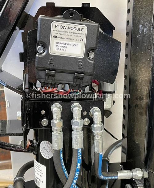 STRAIGHT PLOW PORT B - 28581 ROUTES TO REAR COILS