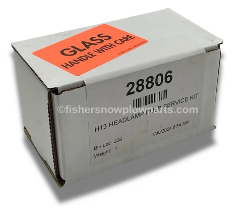 Enhance your snowplow’s performance with the 28806 Fisher-Western-SnowEx Snowplows Factory Genuine Replacement Part - Intensifire Single Bulb H13 Headlamp Bulb Service Kit. Designed specifically for precision and reliability, this service kit includes everything you need to ensure that your snowplow's lighting system operates at its best, providing you with the effective visibility you need during harsh winter conditions.