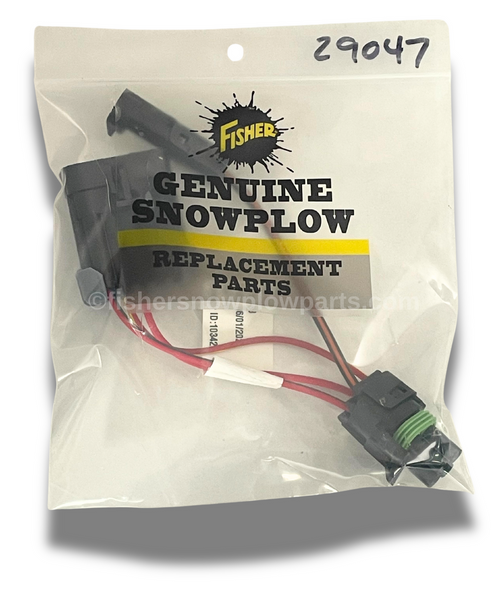 The 29047 - Fisher - Western Snowplows Genuine Replacement Part 4 Pin to 10 Pin Adapter is a crucial component for snowplow enthusiasts looking to enhance their plowing capabilities. This versatile harness adapter allows seamless compatibility between a 3-plug snowplow and a truck equipped with a 3-port isolation module, ensuring smooth functionality during those demanding winter months.