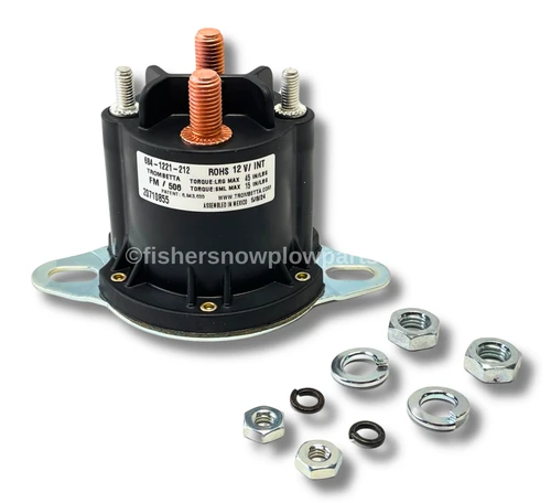 The 42901 Fisher Snowplows Factory Genuine Replacement Part - Motor Relay Kit Fleet Flex is a must-have for maintaining the performance and reliability of your snowplow system. Expertly crafted to meet the demanding needs of snow removal, this motor relay kit is designed specifically for compatibility with the Western 42902 Fleet Flex series, ensuring seamless integration and optimal functionality.

Designed by Fisher, a trusted name in snowplow technology, the motor relay kit offers a robust solution for most Fleet Flex plows, guaranteeing efficient operation when it's needed most. When winter storms strike, the importance of a dependable snow removal system cannot be overstated, and this replacement part plays a critical role in ensuring your plow functions effectively.

Each kit is packaged in Fisher-branded packaging, reflecting the brand's commitment to quality and durability. The motor relay is engineered to withstand extreme conditions and heavy usage, making it an essential component for both professional contractors and residential users alike. Whether you’re clearing driveways, parking lots, or access roads, the 42901 Motor Relay Kit ensures your equipment remains in peak condition.