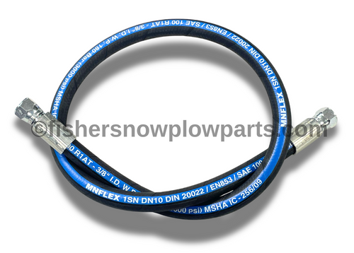 Keep your snowplow functioning at its best with the 44315 - FISHER SNOWPLOWS Factory Genuine Replacement Part. Designed specifically for the FISHER EXTREME X & XV2 and WESTERN MVP PLUS & MVP 3 (44351) models, this hose is crucial for optimal performance.

This 3/8" x 38" hose with FJIC ends ensures a seamless fit and reliable operation in harsh winter conditions. Don’t let a worn-out part halt your snow removal efforts.

Factory genuine replacement for durability
Compatible with FISHER and WESTERN snowplows
High-quality materials for reliable performance

Invest in quality parts and keep your equipment running smoothly all winter long.
