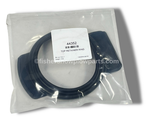 The 44352 Fisher-Western Snow Plows Factory Genuine Replacement Part is an essential component for maintaining the performance and durability of your snow plow system. Designed specifically for popular models including the XRS truck series, XV, XV2, XLS, Western MVP Plus, Prodigy, MVP3, WideOut, and WideOut XL, this top retainer ring ensures a secure fit for the top of the hydraulic covers, enhancing the overall efficiency of your snow removal tasks.