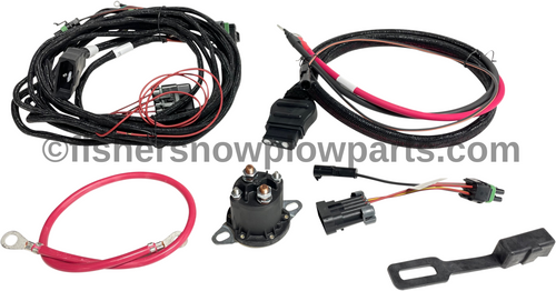 49664 - FISHER & WESTERN SNOWPLOWS GENUINE REPLACEMENT PART
VEHICLE SIDE STRAIGHT BLADE 3-PLUG COMMON. COMMON VEHICLE ELECTRICAL KIT. DOES NOT INCLUDE CONTROL, PECULIAR LIGHT KIT OR MODULE. ALSO FITS WESTERN PLOWS 3 PULD STRAIGHT PLOWS 

INCLUDES:

26345 CONTROL HARNESS

22511 BATTERY CABLE

5794K-1 MOTOR RELAY

29047 ADAPTOR

63411 VEHICLE BATTERY CABLE

1 PLUG COVER

MISC HARDWARE BAG