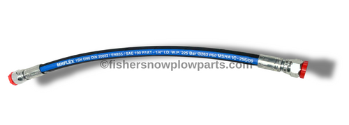 The 56592 - Fisher Snow Plows Factory Genuine Replacement Hose is the ultimate solution for maintaining your snow removal equipment. Designed for durability and reliability, this genuine part ensures your plow performs at its best, no matter the weather.

Compatible with Western models 56617 and 40569, this 1/4 inch x 16 inch hose with FJIC ends seamlessly integrates into your setup. Constructed from high-quality materials, it withstands extreme conditions, making it ideal for heavy-duty snow plowing.

Durable construction for extreme conditions
Easy installation for quick setup
Compatible with Western & Snowex models
Effective fluid transfer for improved efficiency
Genuine replacement part for peace of mind

Keep your snow plow in peak condition with the 56592 hose – your reliable partner in snow removal!
