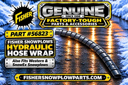 Protect your snowplow's hydraulic hoses with the premium 56823 Hose Wrap, a genuine replacement part for Fisher, Western, and SnowEx models.

Constructed from high-quality polyethylene, this durable hose wrap offers exceptional resistance to abrasions and extreme winter conditions, keeping your equipment running smoothly.

Compatible with various models including Extreme V, XLS, and MVP Plus.
Easy installation for quick replacements and minimal downtime.
Reliable protection from harsh winter elements.

Equip yourself for winter with the 56823 Hose Wrap and ensure your snow removal is efficient and effective.