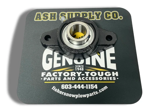 The 94536 - Fisher - Western - Snowex spreaders conveyor Bearing is an essential factory genuine replacement part designed specifically for a range of Fisher and Western spreaders, including the Fisher Tempest, Tempest Poly, Polycaster, Steelcaster, and the Western Marauder, Marauder Poly, Striker, and Tornado models. This high-quality bearing features a 1.125 ID and a robust 2-bolt flange, ensuring a secure fit and reliable performance in your snow and ice control equipment.