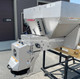 98510 - FISHER STAINLESS STEEL TEMPEST DUAL MOTOR ELECTRIC HOPPER SPREADER - S150C - 7' - 1.5 YARD - CONVEYOR CHAIN