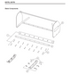 72047 - FISHER STORMBOXX - WESTERN PILE DRIVER GENUINE SNOWPUSHER REPLACEMENT PART - WEAR SHOE - STANDARD (SINGLE) ITEM #3 &#4 IN ILLUSTRATION