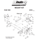 74335 - FISHER - WESTERN - SNOWEX SNOWPLOWS GENUINE REPLACEMENT PART - BOLT BAG KIT FOR FISHER (77108-1) , WESTERN & SNOWEX (33925-1, 33950-1)