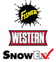 79977 - FISHER 7 1/2' EZ V - WESTERN ENFORCER - SNOWEX RDV SNOWPLOWS REPLACEMENT PART - CENTER CUT EDGES W/FASTENERS 3/8