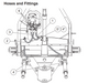 49526 - FISHER - 43750 WESTERN SNOWPLOWS GENUINE REPLACEMENT PART -LIFT RAM  CONNECTOR -6 M O-RING/ MJIC