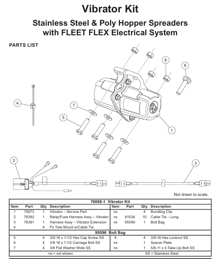 Buy FISHER STEEL-CASTER 76668-1 Vibrator Kit | Enhance Your Hopper