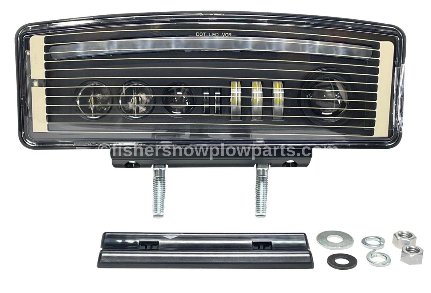 39901 FISHER INTENSIFIRE WESTERN NIGHTHAWK SNOWEX STORM SEEKER SNOWPLOWS GENUINE REPLACEMENT PART HEADLIGHT SERVICE KIT LED DRIVERS SIDE. COMPATIBLE WITH 72560. 39902 72548 39903 72512