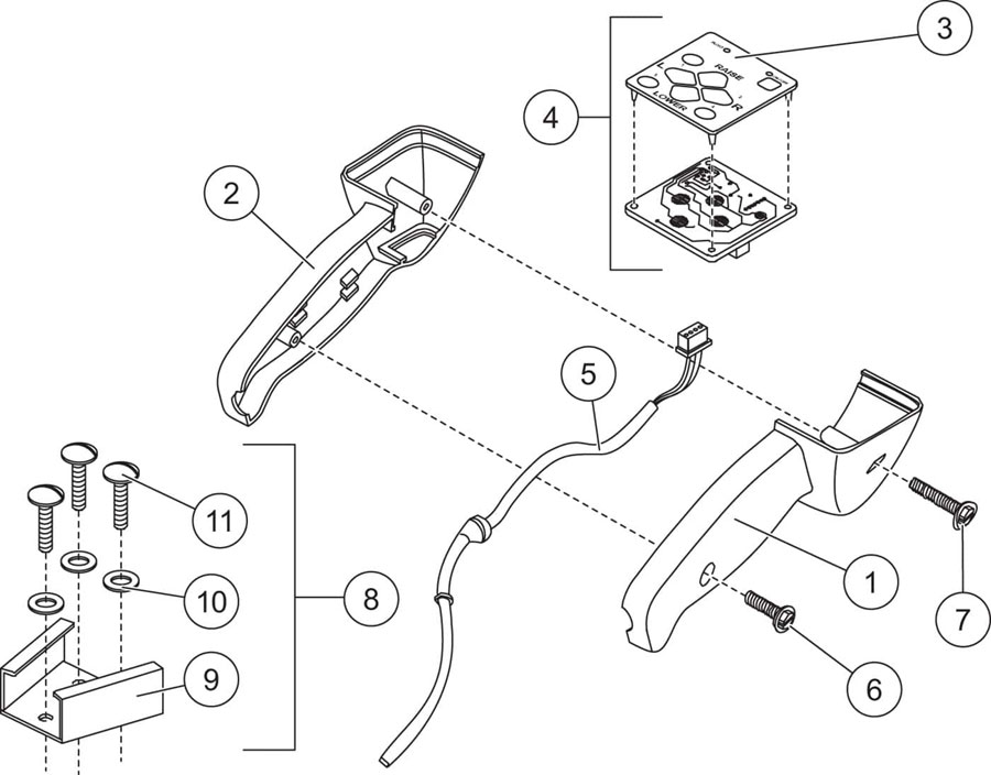 Fisher Snowplow XV2 Handheld Controls