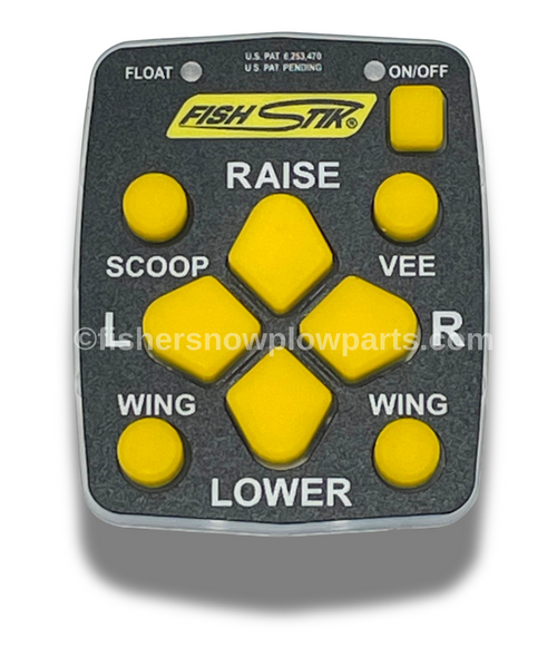 96449 FISHER PC BOARD&KEYPAD 9BUTTON 10-PIN ROUND CONNECTOR