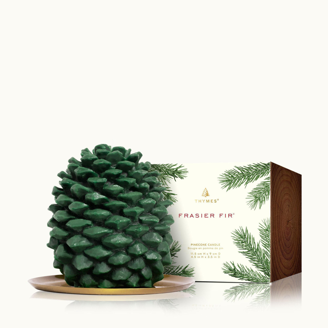 Thymes Frasier Fir Petite Diffuser Vase Set and Candle 