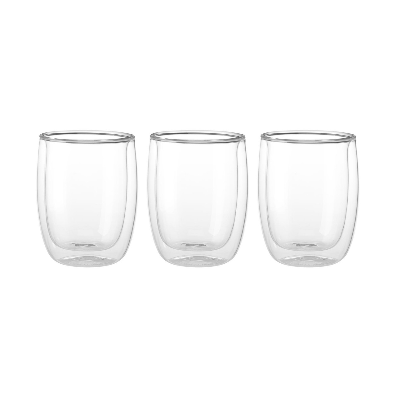 Sorrento Bar Double Wall Stemless White Wine Glass - Set of 2