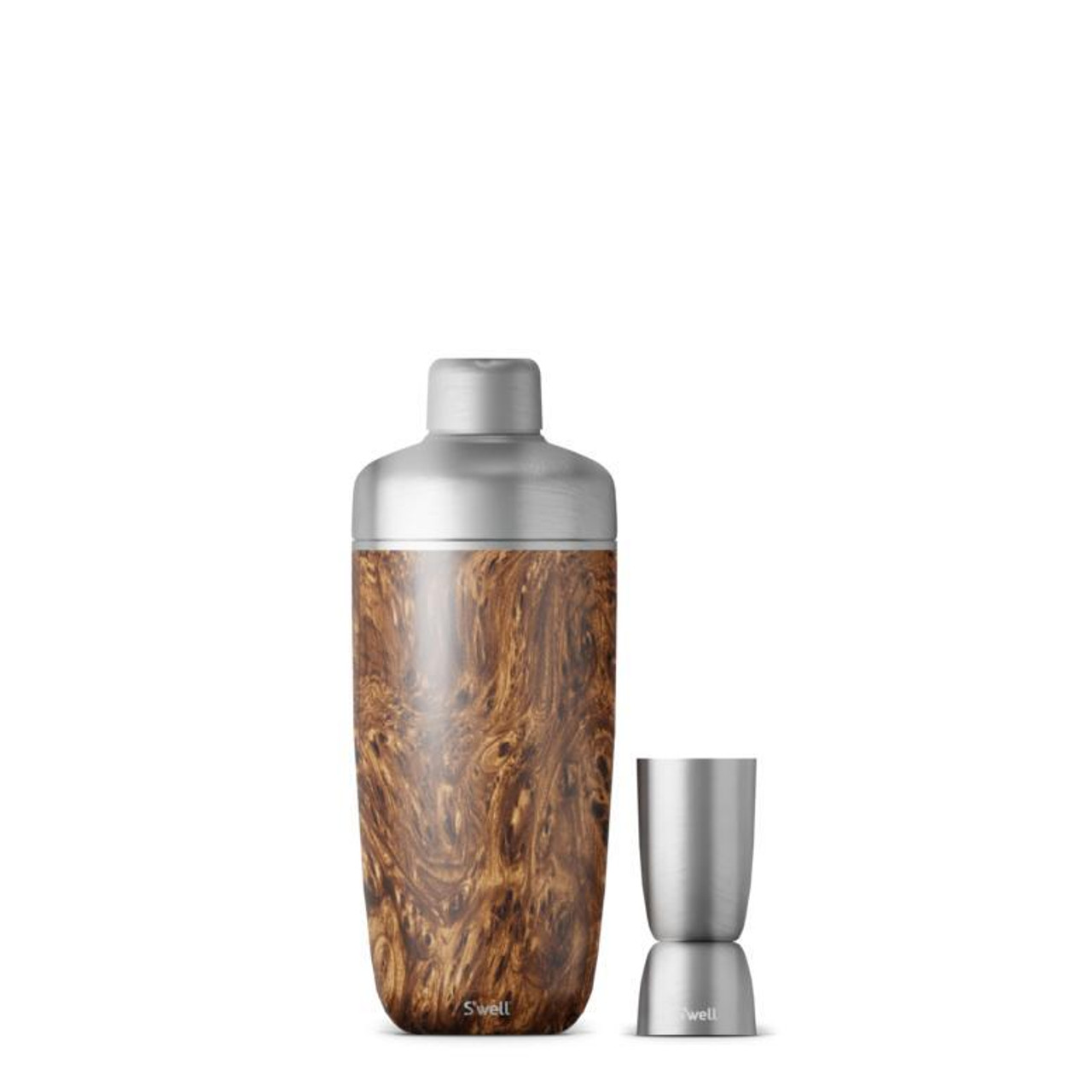 S'well- Stainless Steel Water Bottle - Teakwood: 25oz