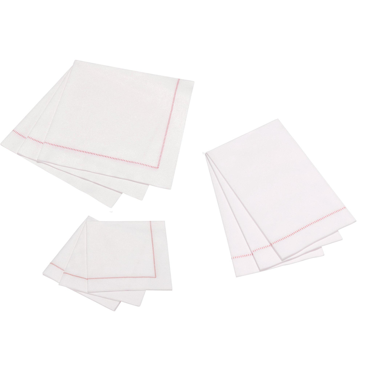 Counterpoint Home Hemstitch Napkins - Thumbnail 2