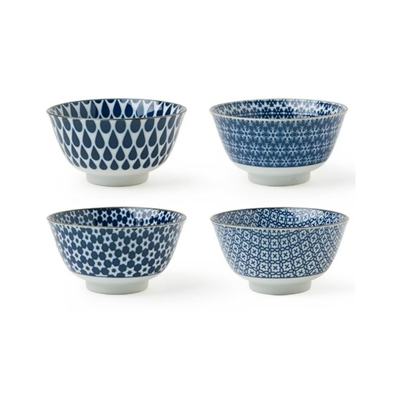 Blue & White 5" Bowl Set - Thumbnail 2