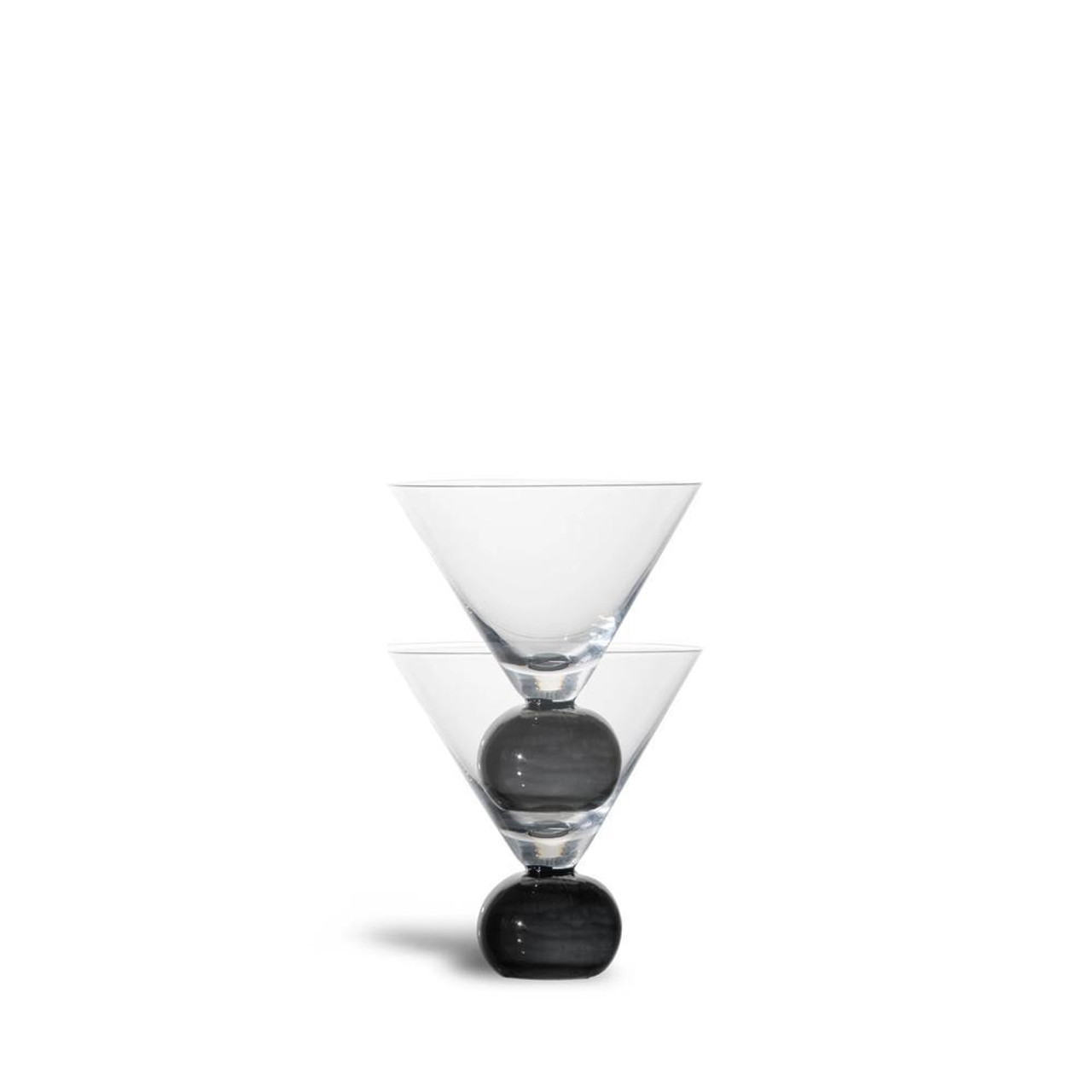 Stemless Martini Glassware - Set of 2