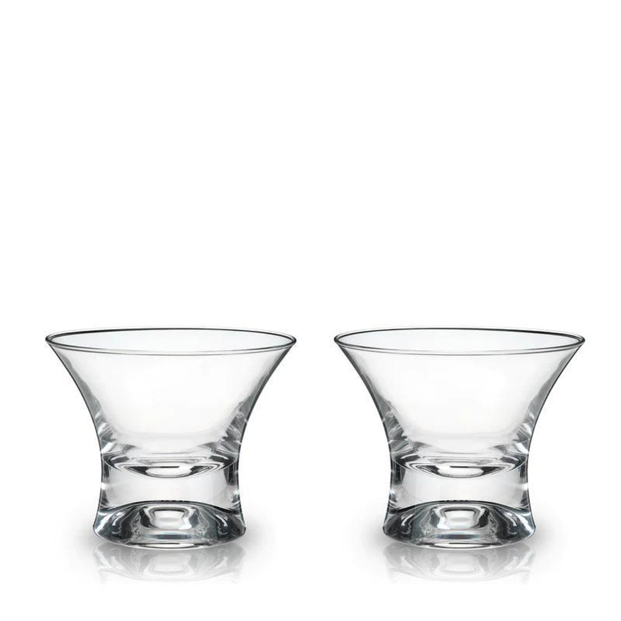 Viski Crystal Set of 2 Manhattan Glasses